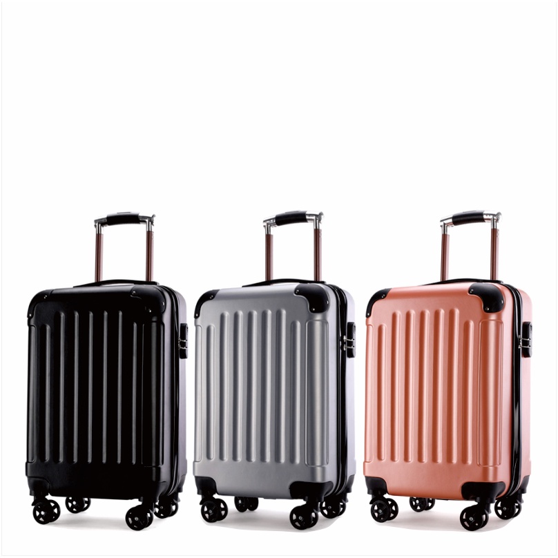 20 Inch ABS Suitcase on Wheels Women Fashion Travel Luggage Cabin
