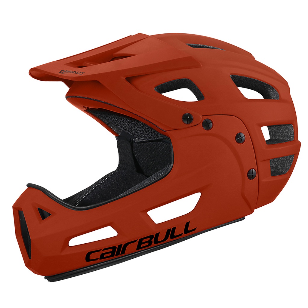 Bike helmet with face guard sale