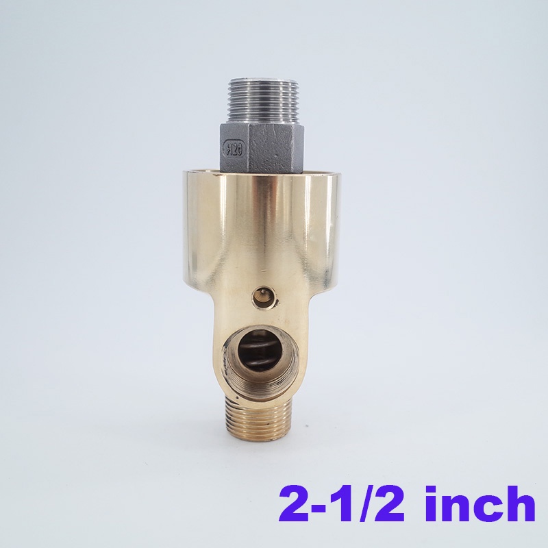 Two-way Left/Right-hand thread double head rotary joint water rotating ...