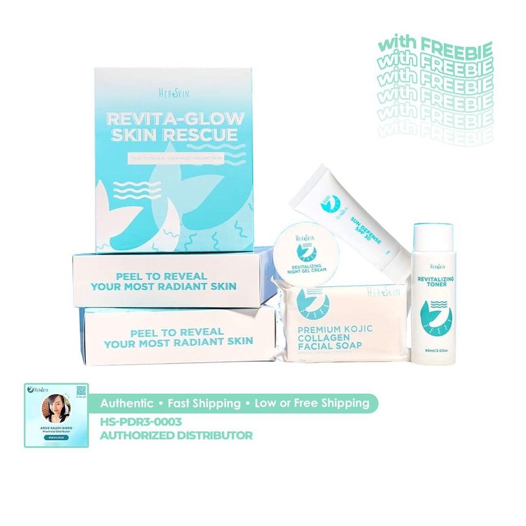 AOS Her Skin RevitaGlow Rejuvenating Set Exfoliating & Brightening