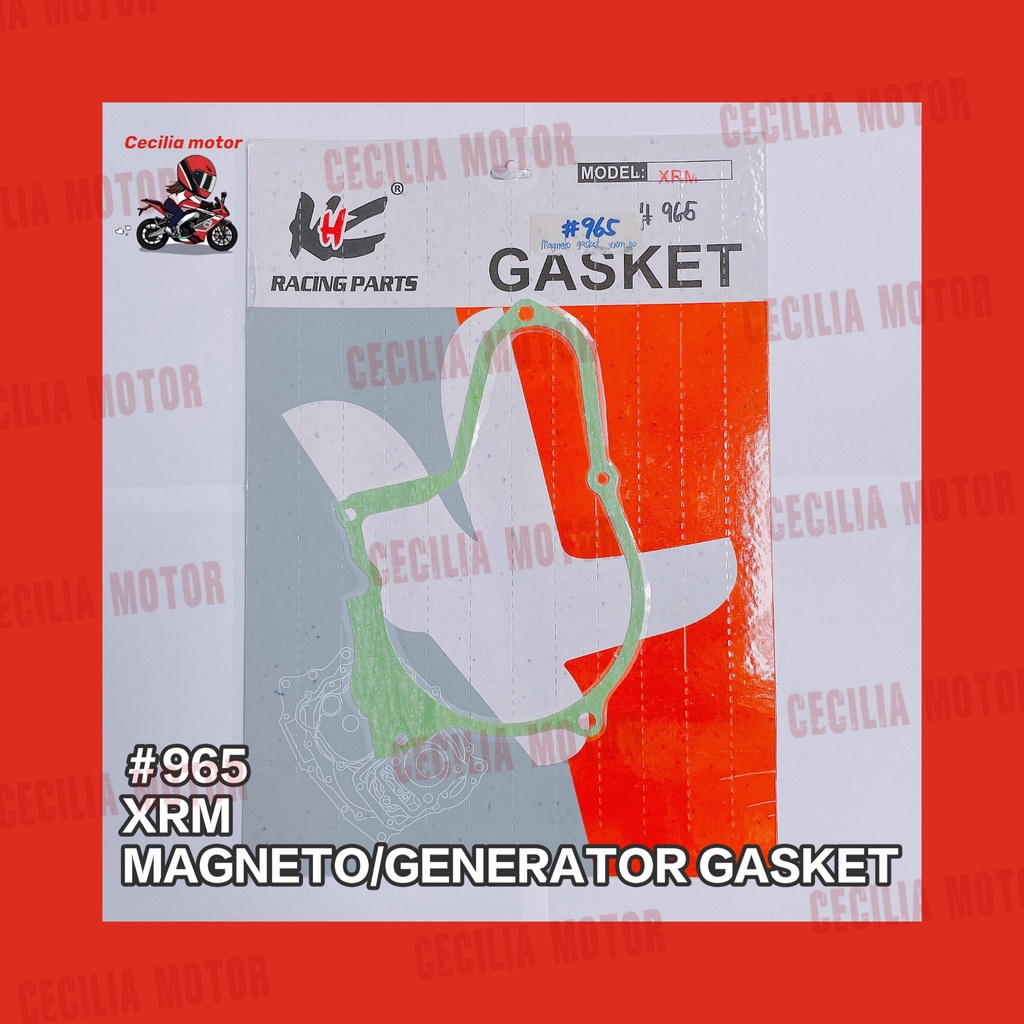 Motorcycle Left Crankcase Gasket for XRM LIFAN125 CT100/BAJAJ G7S Shopee Philippines