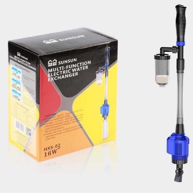 SUNSUN HXS-02 Aquarium Water Change Cleaning Descaling Machine | Power ...