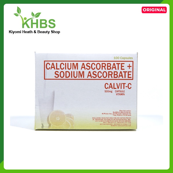 KHBS JCPremiere Calvit C Calcium Ascorbate + Sodium Ascorbate Vitamins