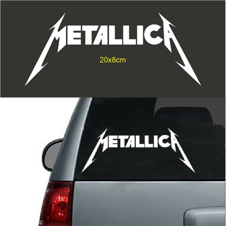 Metallica Band Car Sticker - Car Decal Sticker | Shopee Philippines