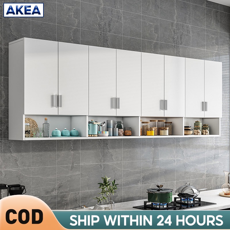 【Thickening】Hanging Kitchen Wooden Wall Cupboard For Kitchen Bathroom