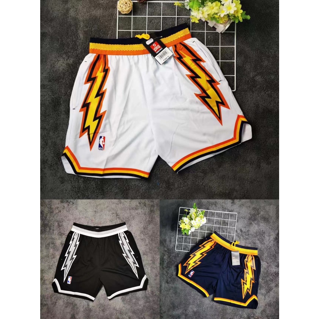 NBA Golden State Warriors high quality men's basketball jersey shorts