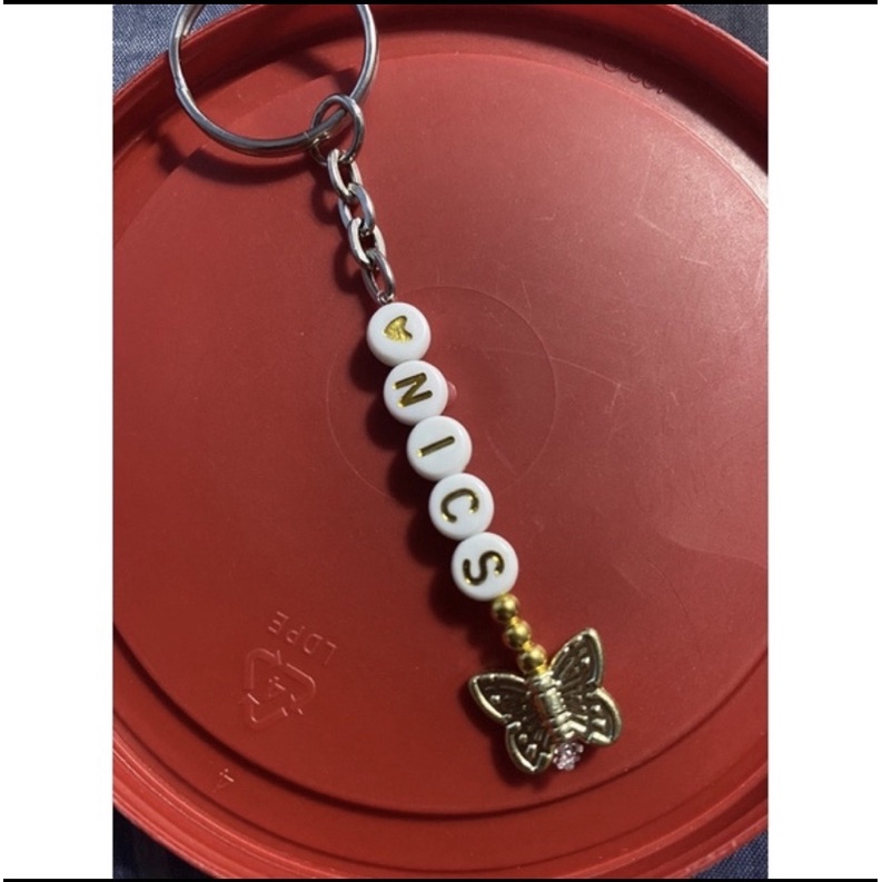 Gold / Silver Keychain Personalized Name | Shopee Philippines