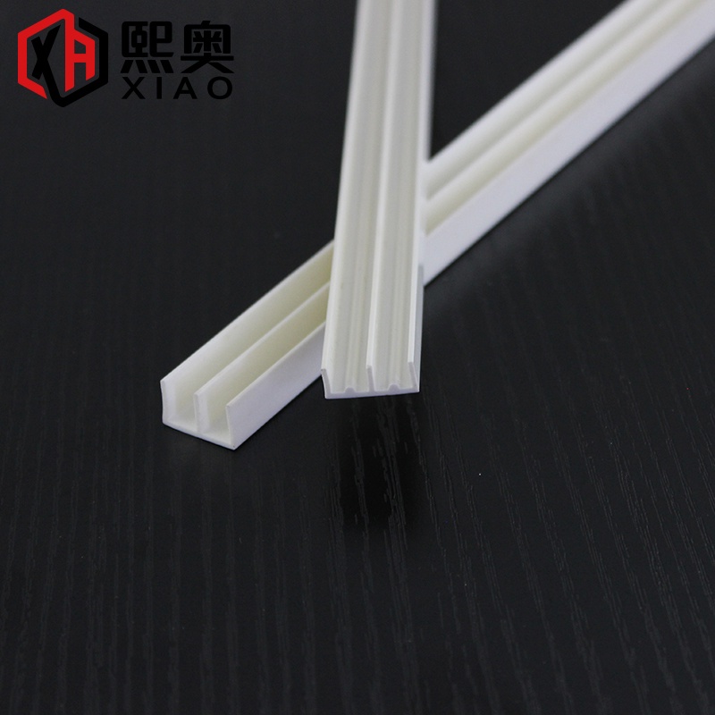 Plastic mountain groove track custom glass sliding door rail furniture