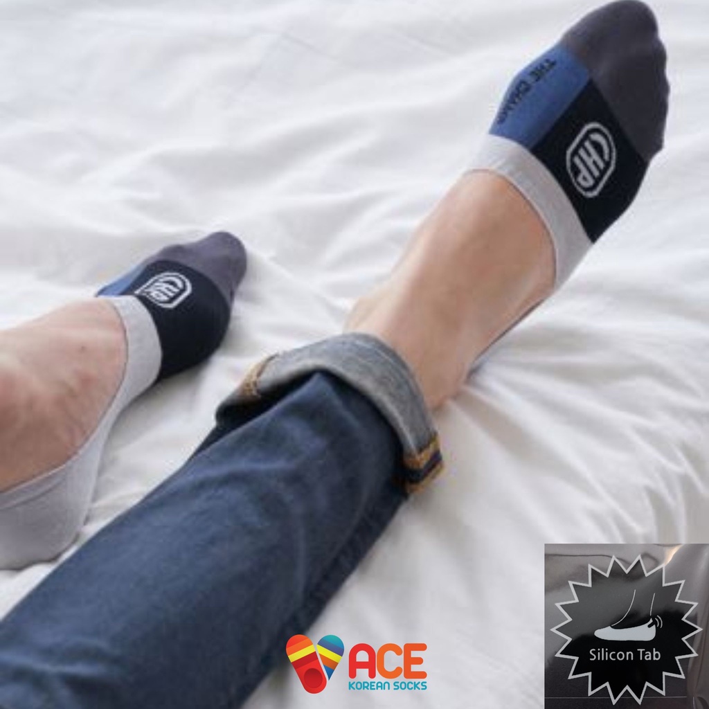Iconic Socks Loafer socks for men with silicon tab invisible socks
