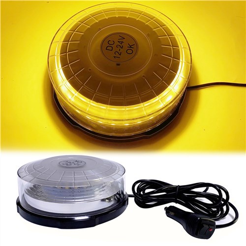 24 LED Car Roof Flashing Light Red Blue Yellow Ceiling LED Strobe