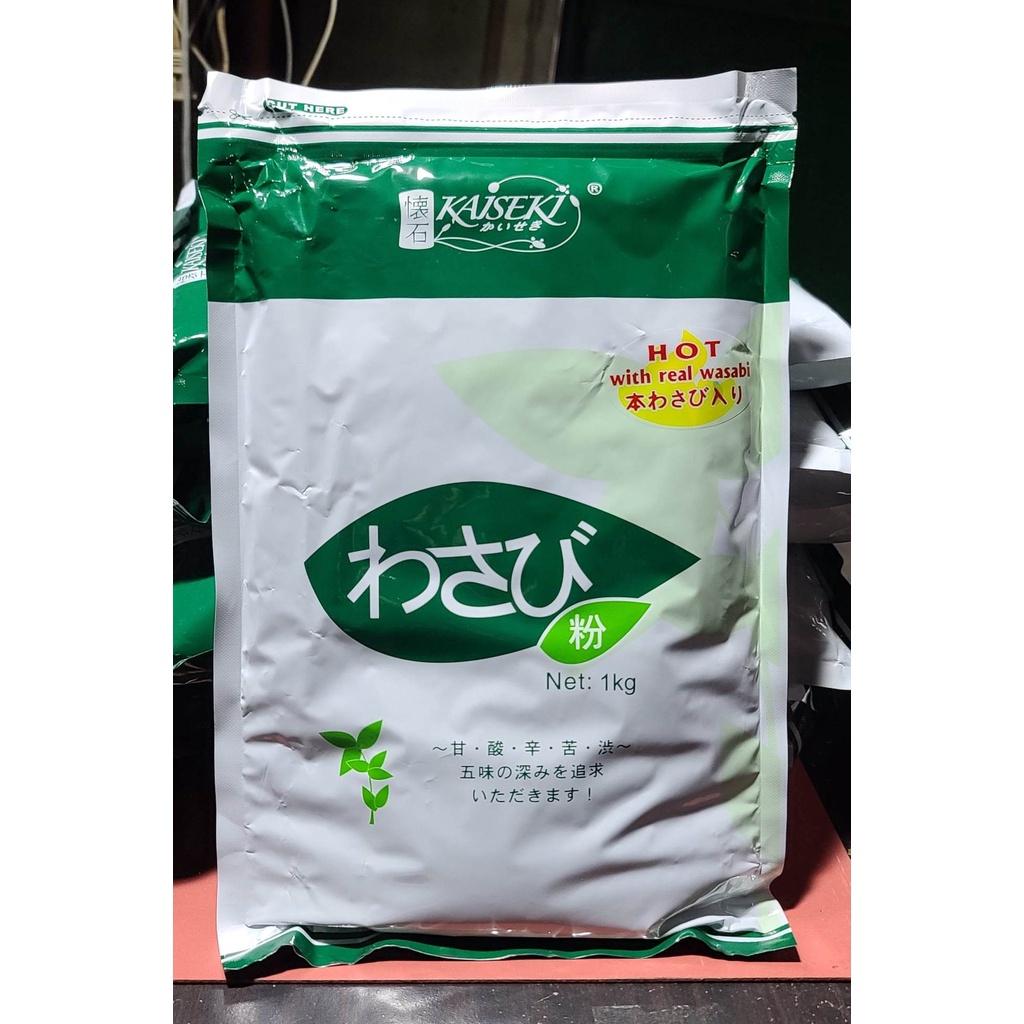KAISEKI Wasabi Powder 1KG Hot With Real Wasabi AUG 2024 EXPIRATION
