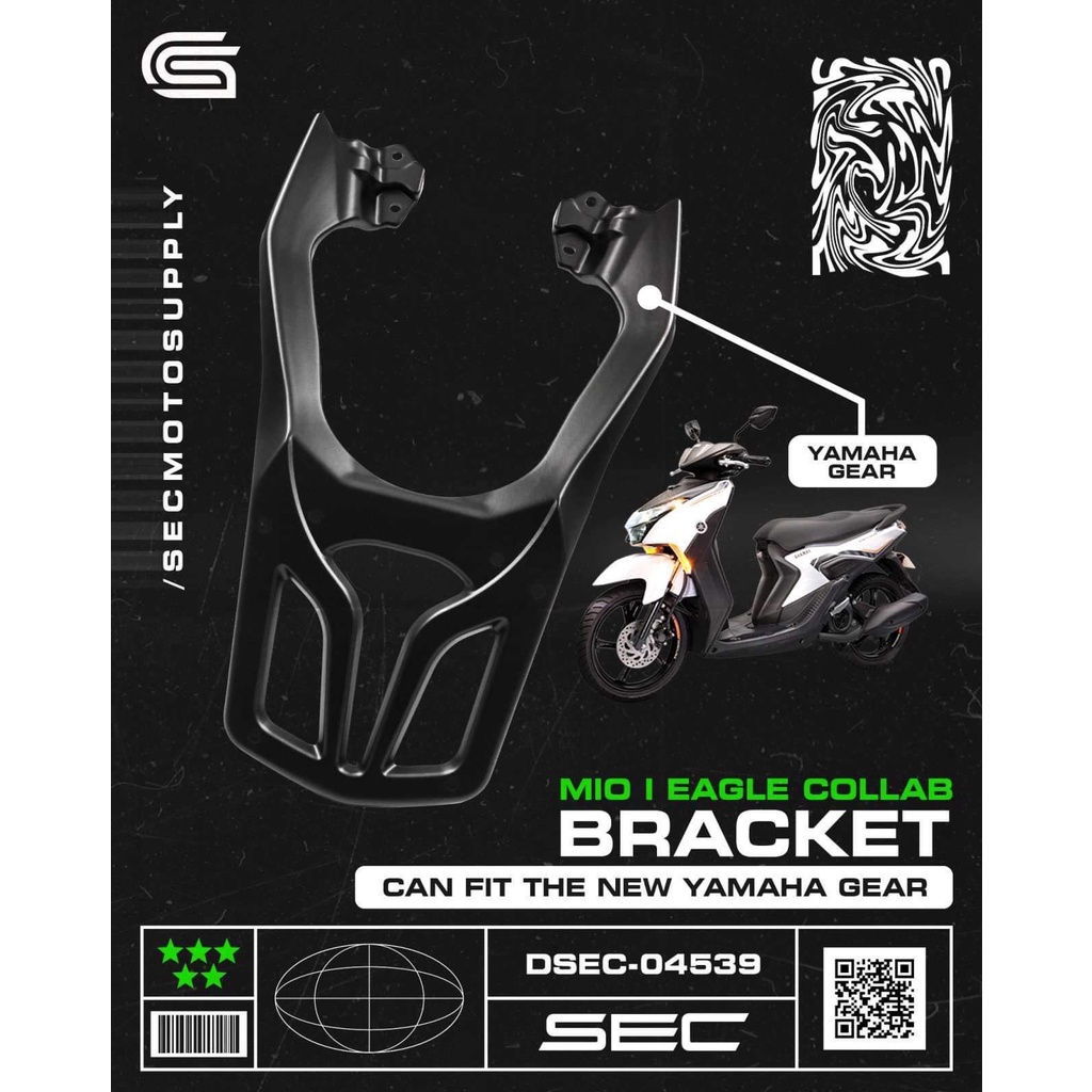 TOP BOX SEC bracket mio i 125 or M3 EAGLE & mio gear Shopee Philippines