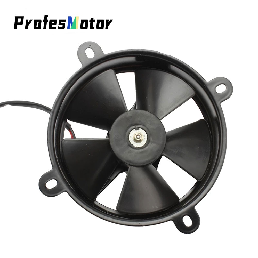 Universal Motorcycle Cooling Fan Radiator DC Cooler Power Fan Fit For 200 250cc Water cooled