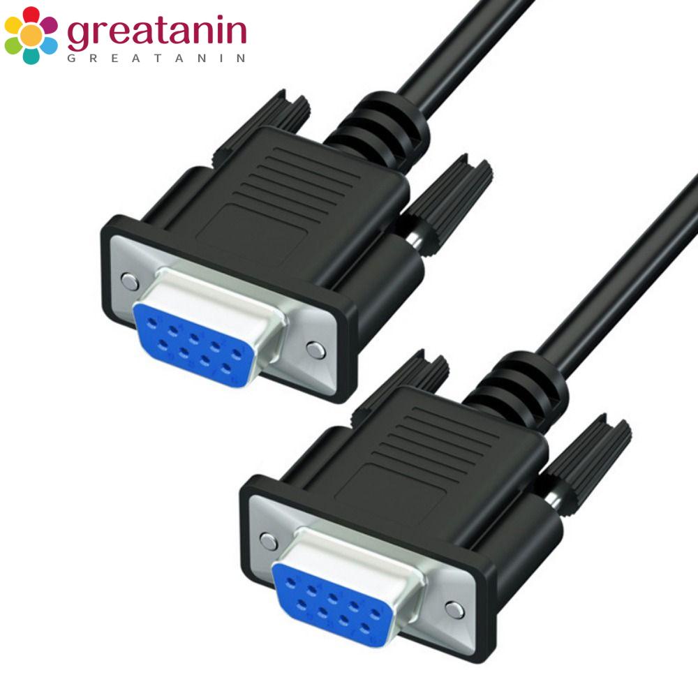 GREATANIN RS232 Serial Cable Monitor Video Cord Female to Female 9 Pin