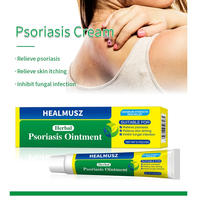 Ready Stock Psoriasis Cream Dermatitis Eczema Cream No Steroid