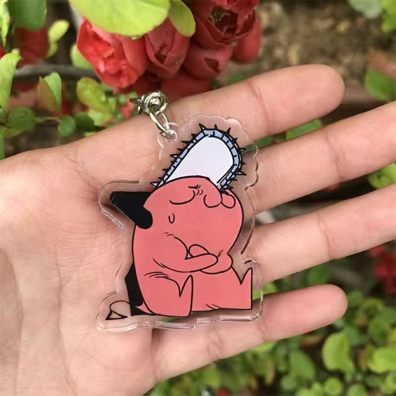 Chainsaw Man Peripheral Acrylic Keychain Pochita Pendant Schoolbag ...