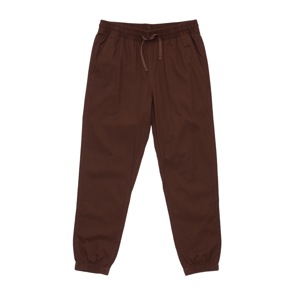 GIORDANO Men's Twill Jogger Pants (01112045) - 04 - Brown | Shopee ...