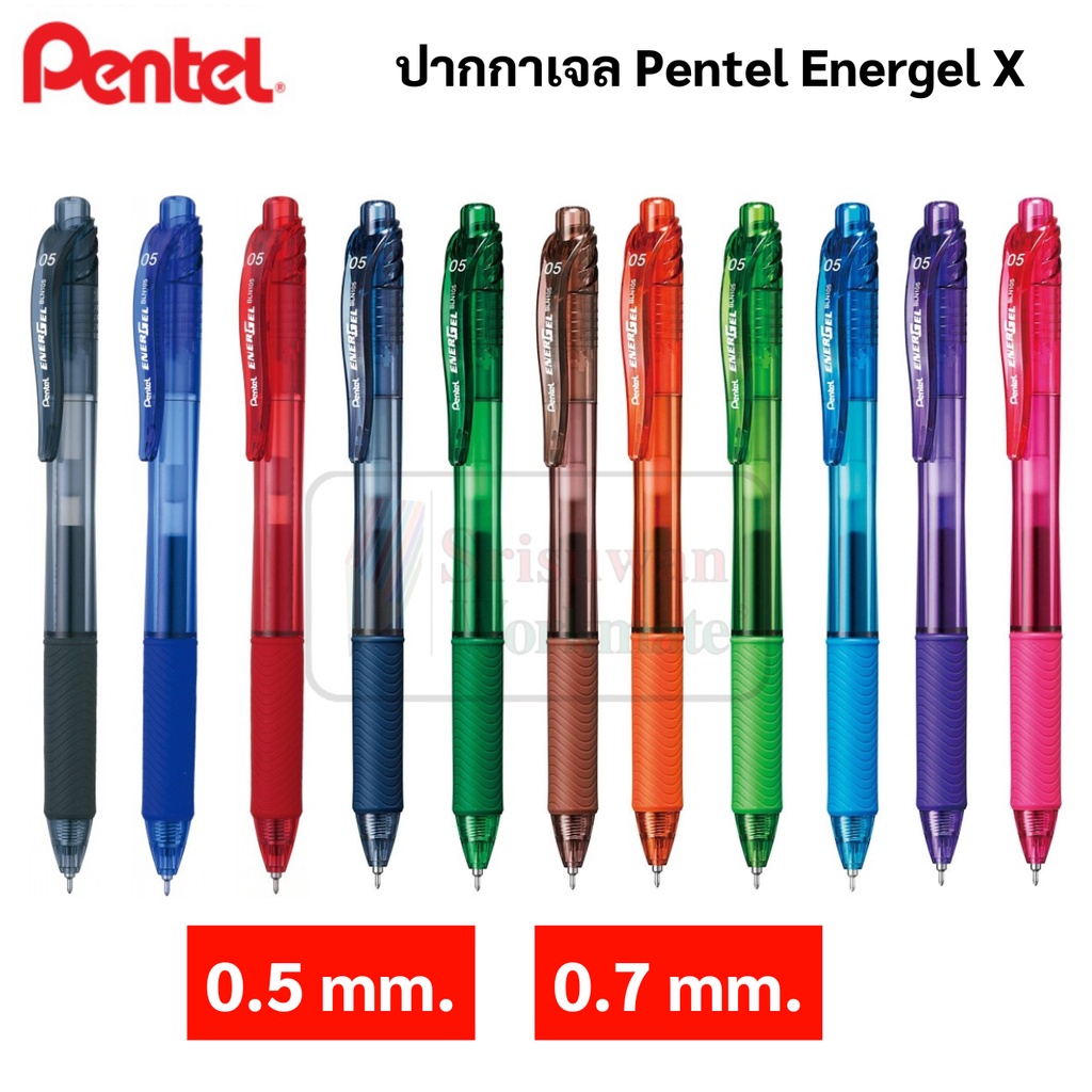 Pentel Energel gel pen 0.5 mm./0.7 Color BLN105 BL107 LRN5 LR7 Refill ...