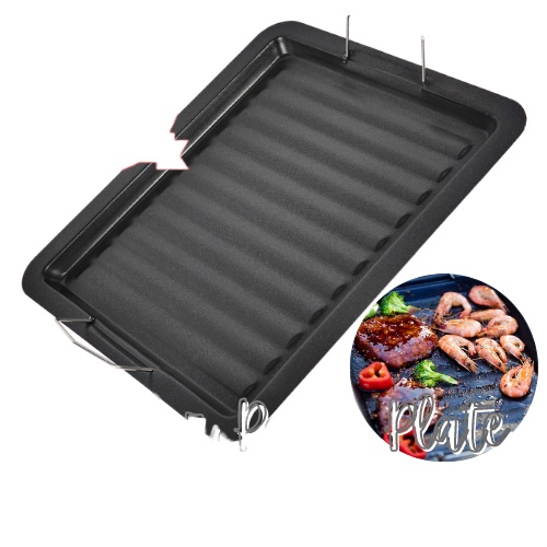 BBQ Grill Plate (Samgyupsal / Samgyeopsal) Yakiniku / Griller Pan (for