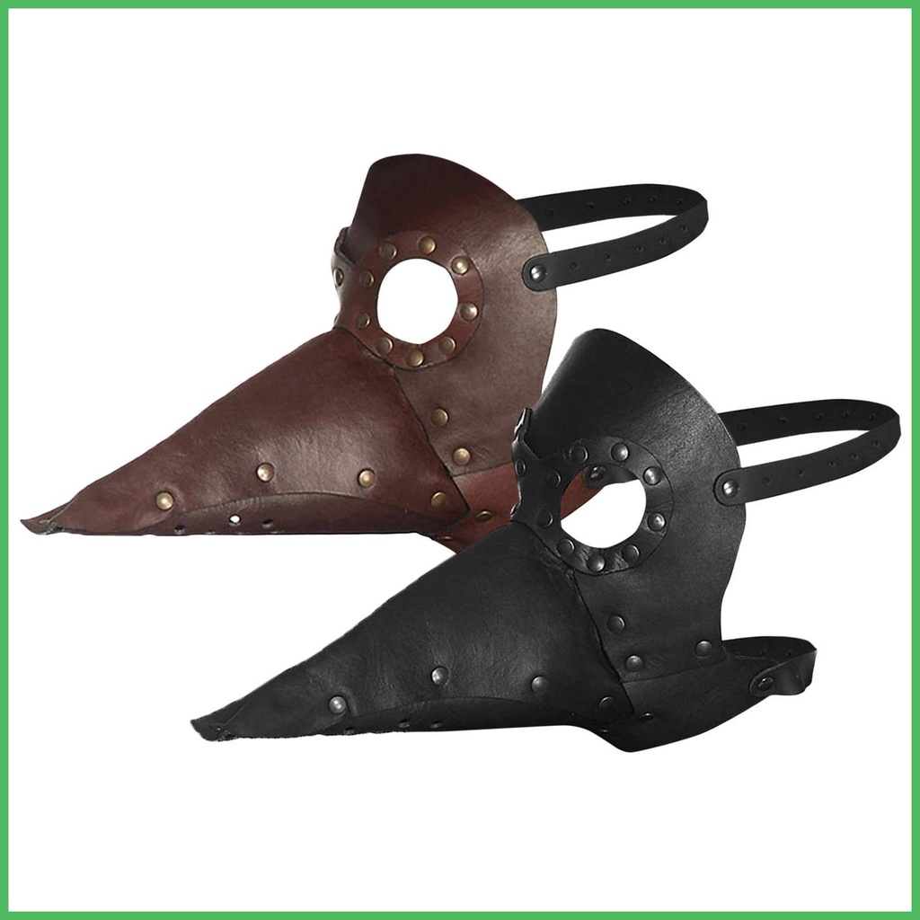 Plague Doctor Costume Kids PU Leather Halloween Costume For Men Plague
