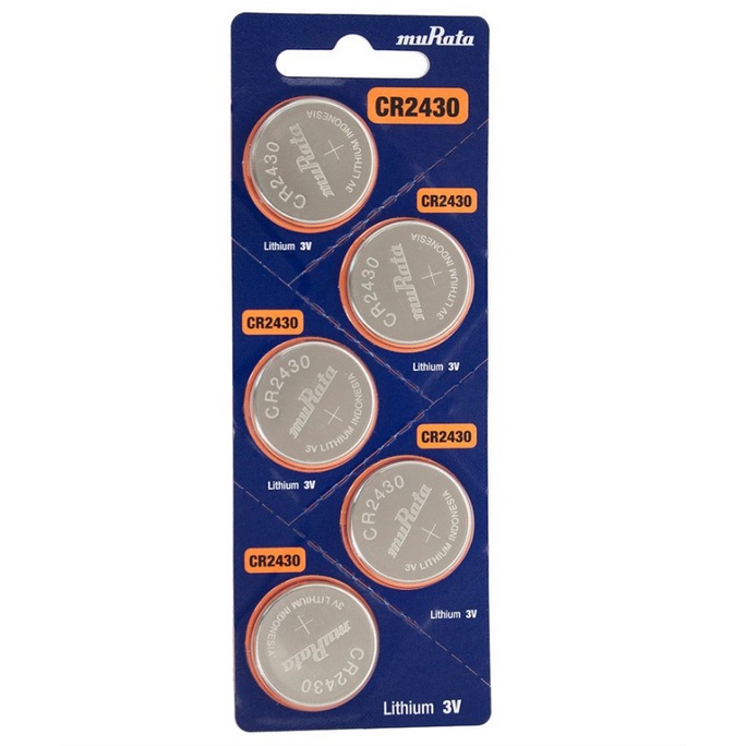 Murata (formerly Sony) CR2430 280mAh 3V Lithium (LiMnO2) Coin Cell ...