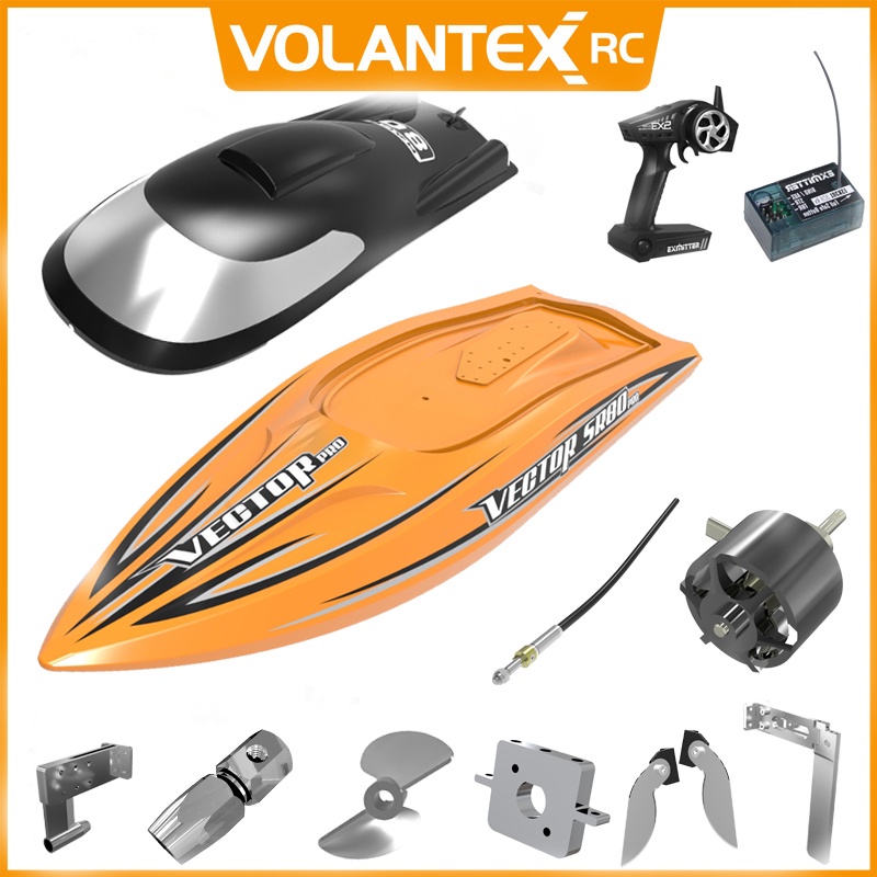 Volantex RC Boat Spare parts Shaft And Propeller/Push rod/Shaft holder ...