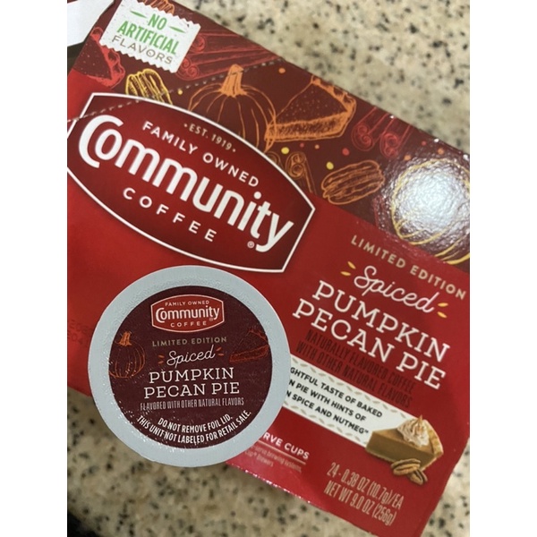 Keurig Kcups Community Coffee SPICED PUMPKIN PECAN PIE Shopee Philippines