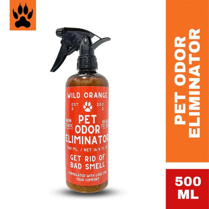 Pet Odor Eliminator Spray Wild Orange Fresh Scent Natural Smell