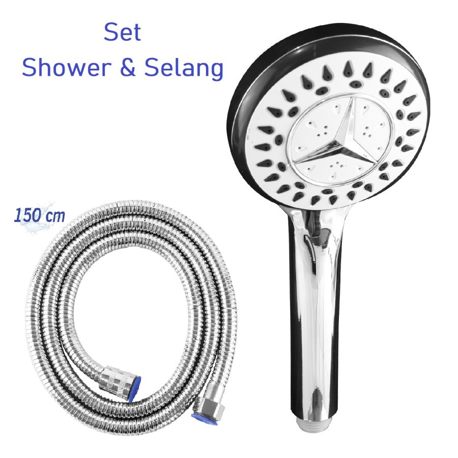 Package Of hand shower Bath set HS70 High Pressure Hole Shopee