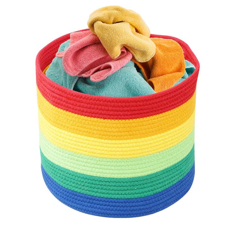 Rainbow Basket Toy Baskets Storage For Sundries Storage Rainbow Toy Bin