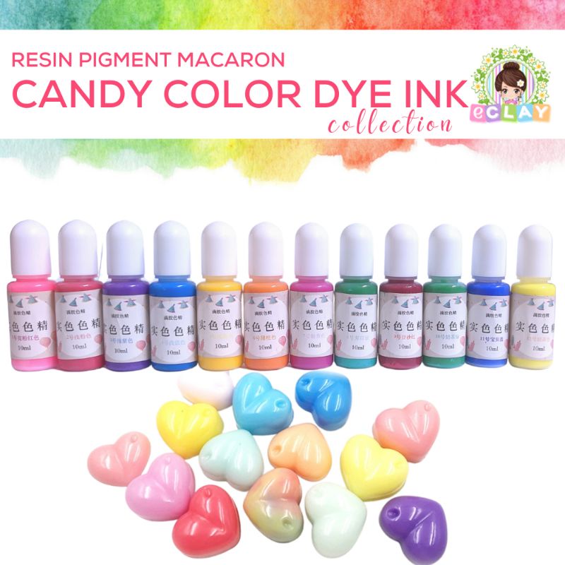 10ml CANDY COLORED RESIN DYE INK | Shopee Philippines