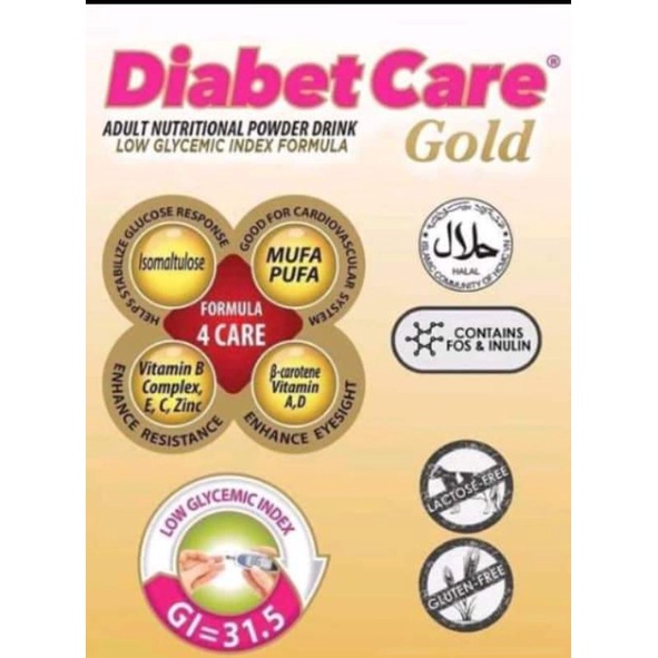 DIABETCARE GOLD for type 1 diabetes, type 2 diabetes and people with