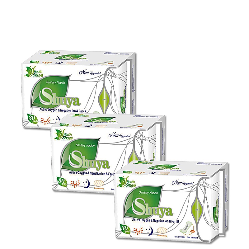 3packs Anion Sanitary Napkin For Women Sanitary Disposable Pads Tampons