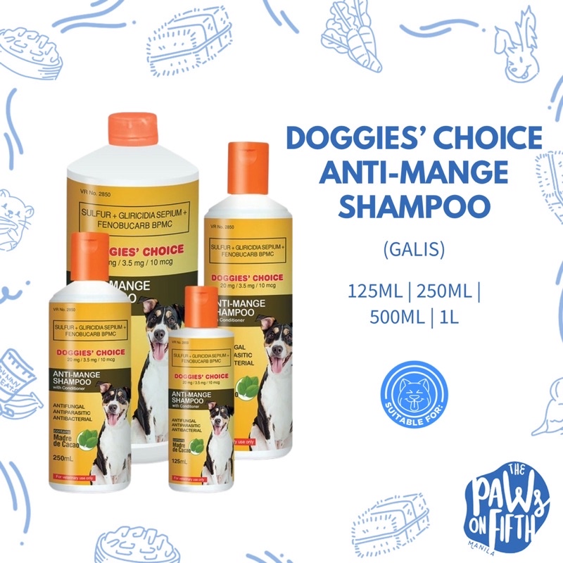 Doggies choice outlet anti mange shampoo