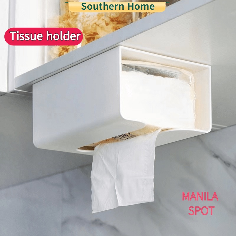 A39 COD【Manila】Creative Tissue box holder WallMounted Tissue holder