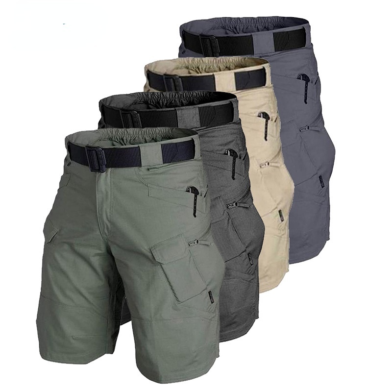 Men's Multi-Pocket Tactical Cargo Shorts