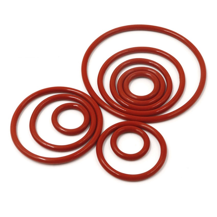 Food Grade Silicone O-Ring Sealing Washer – CS 3.5mm, OD 10mm-250mm – Unbranded