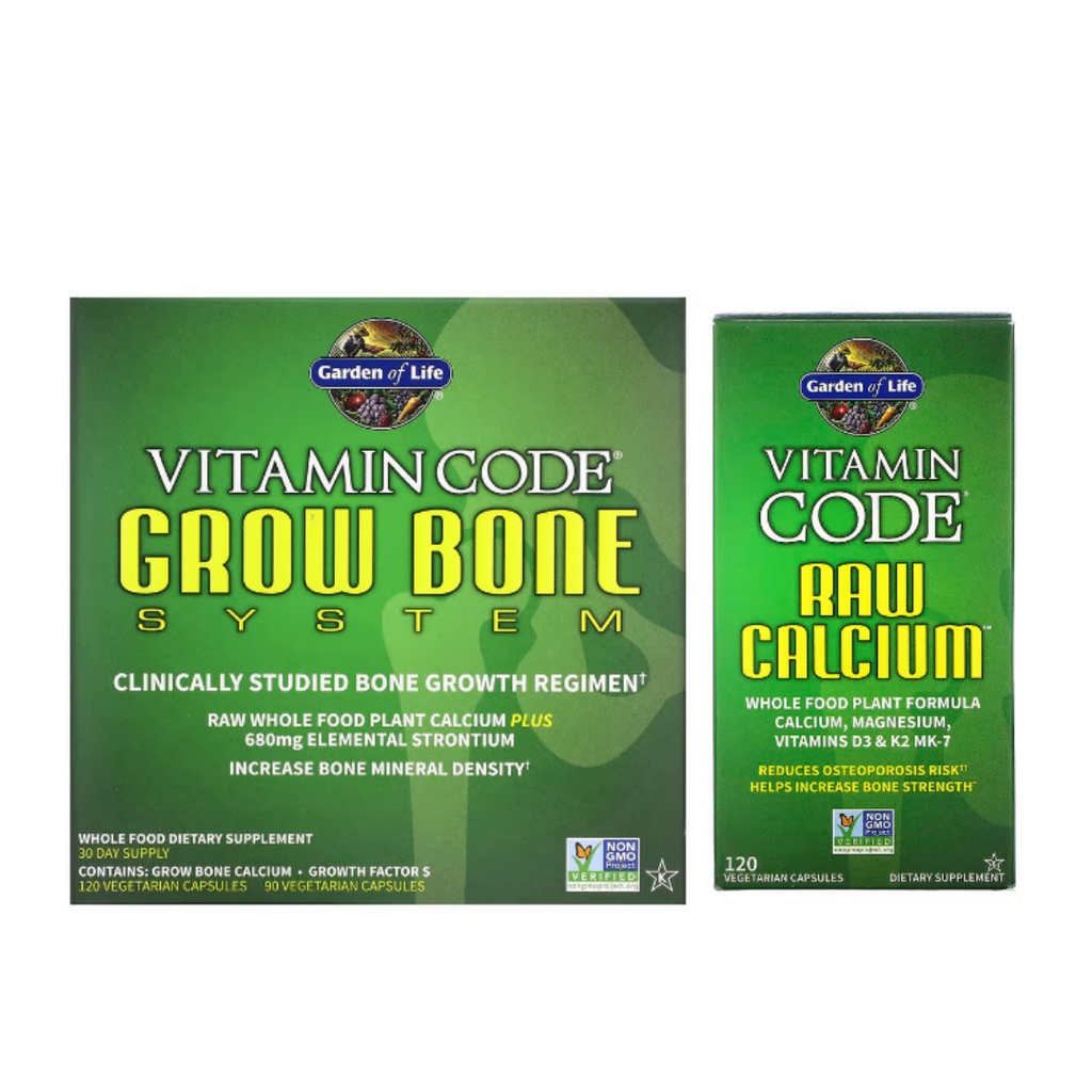USA Shoppers Garden of Life, Vitamin Code, Grow Bone System, 2 Part