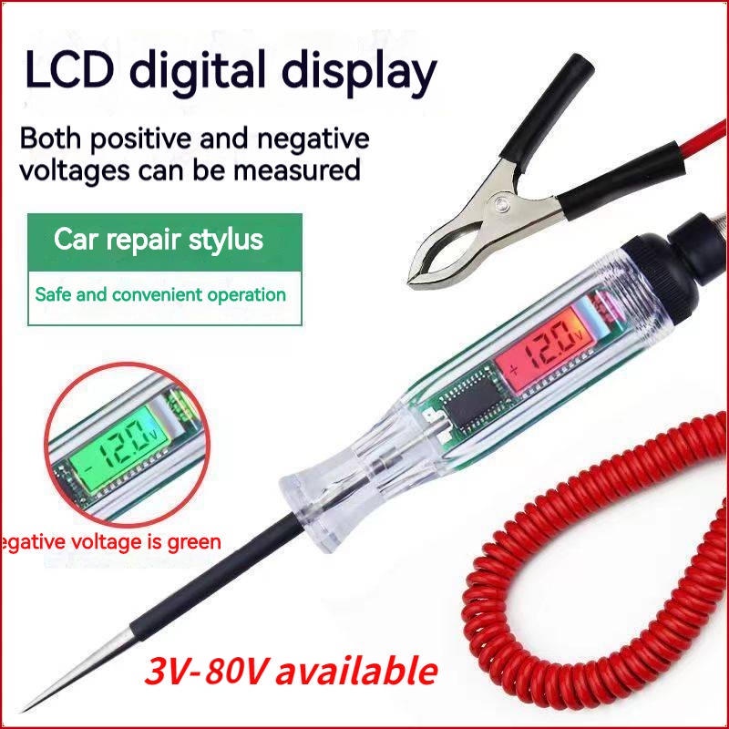 3V120VCar Universal Electrical Circuit Test Pen Display Voltage Diagnostic Repair Tools
