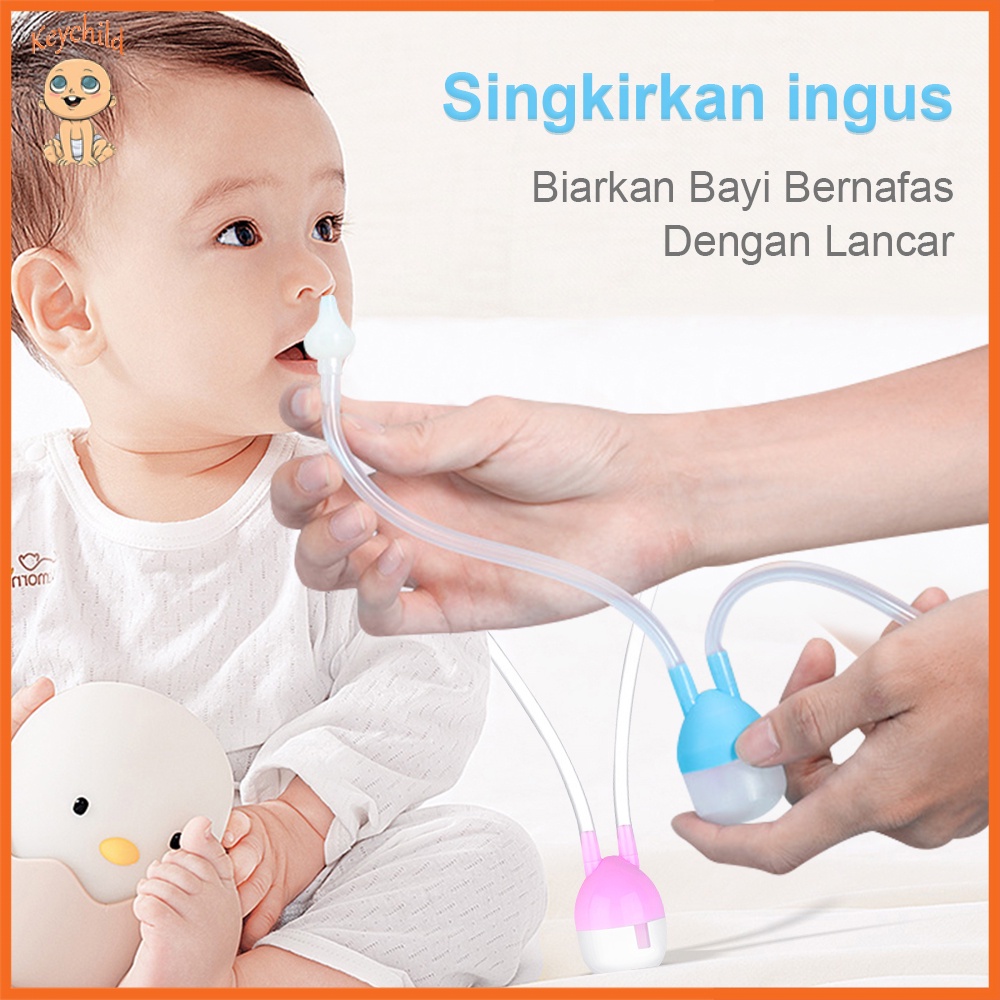 Keychild Baby Nasal Aspirator Anti-Reverse Flow Nose Cleaner Sucker ...