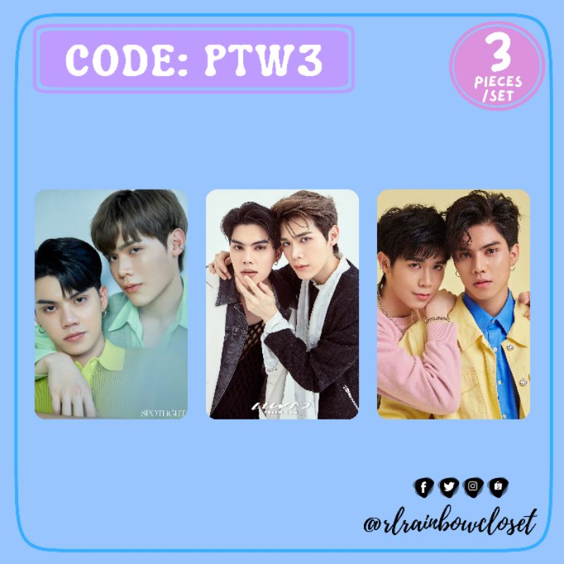 Thai BL FortPeat Photocards Fort Thitipong Peat Wasuthorn BabyFeat