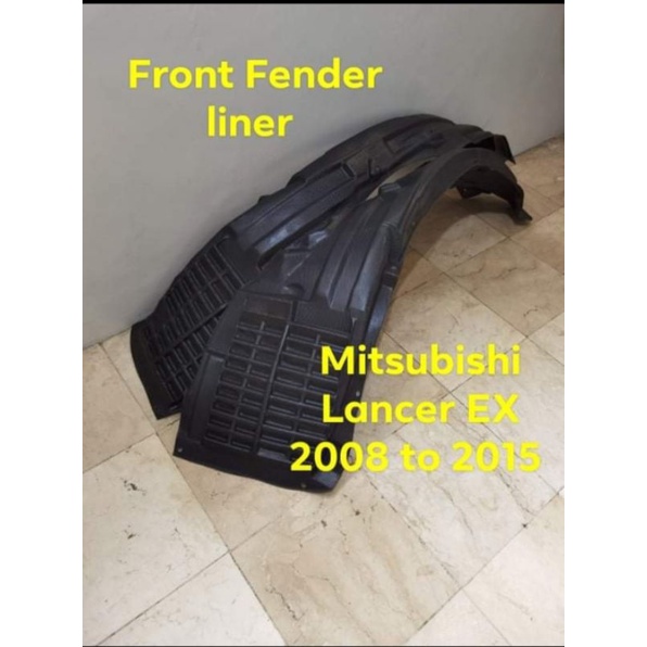 Front Fender Liner Mitsubishi Lancer EX 20082015 SET left and right