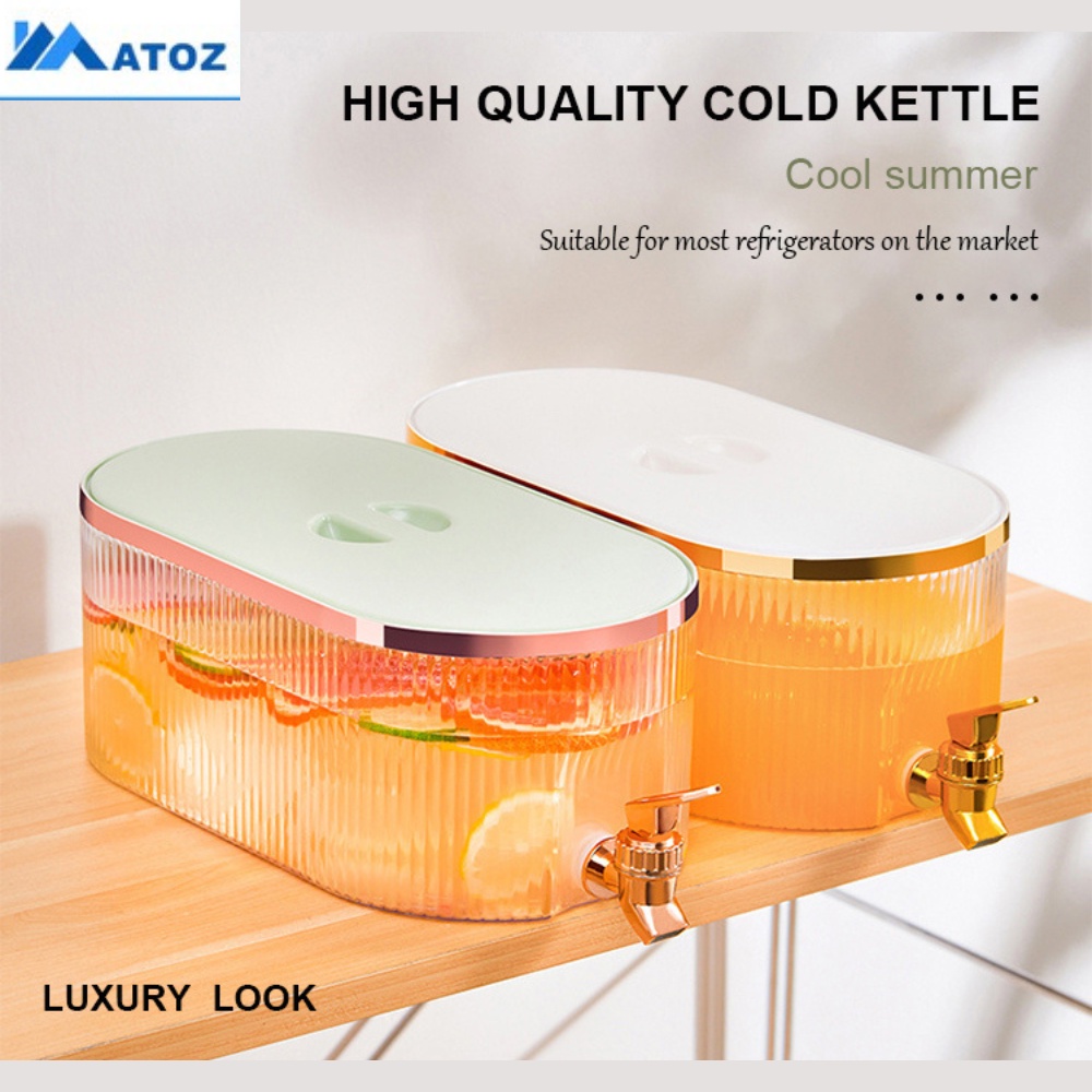 5,3L Cold Water Kettle Water Dispenser Plastic Juice Container With