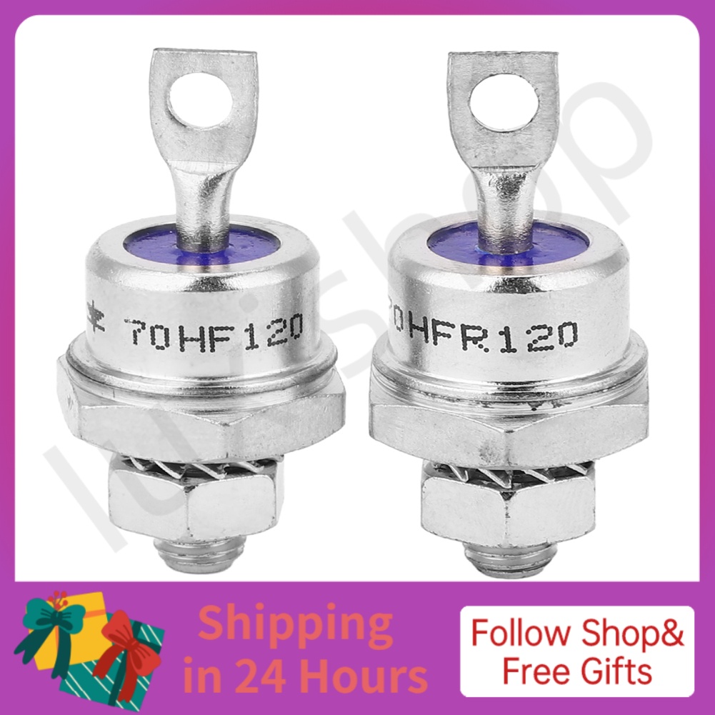 5 Paare 70HFR120/70HF120 Gleichrichterdioden 70A 1200V - Für Batterieladung & Stromversorgung
