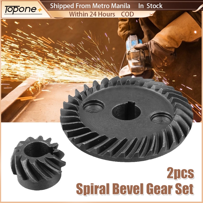 1Pair Metal Spiral Bevel Gear Set Makita 9523 Angle Grinder gear