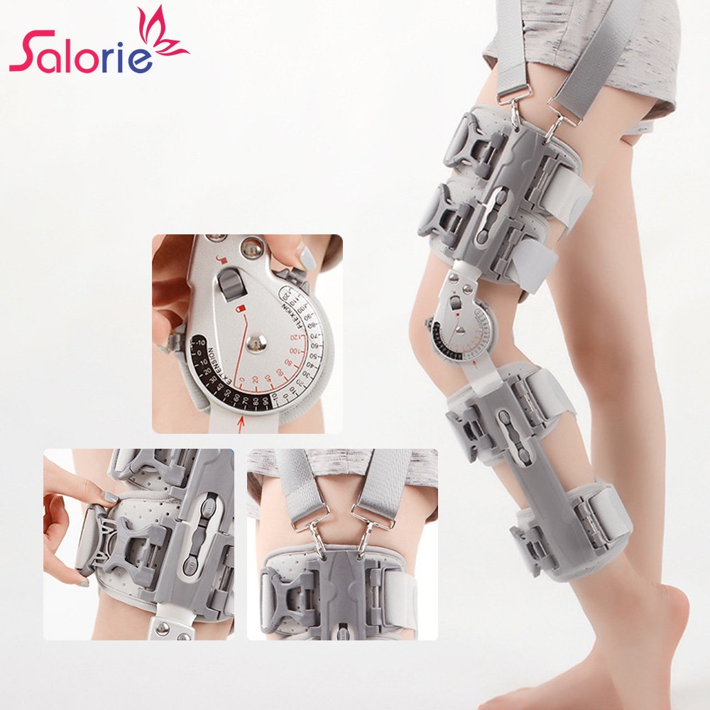 Salorie Adjustable Knee Joint Fixation Brace Fracture Meniscus