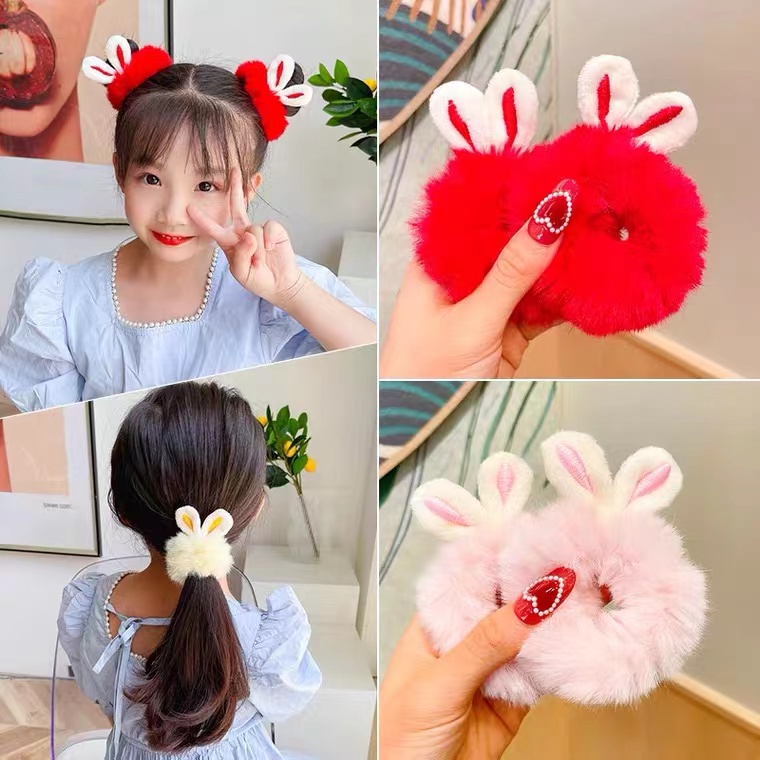 Korean Fashion Ladies Bunny Turban Elastic Hair Ties Shopee Philippines
