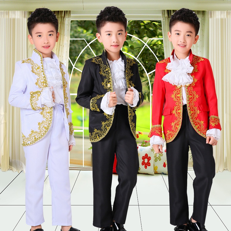 Baby Boys Suit Coat Pants Attire Set Formal Wear Tuxedo Blazer Outfit