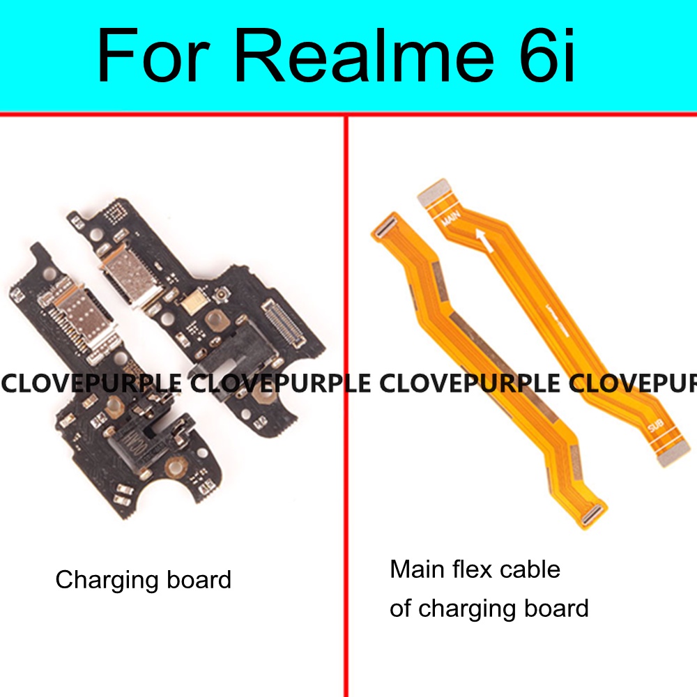 For Realme 6i RMX2040 USB Charging Dock Port Connector main Microphone ...