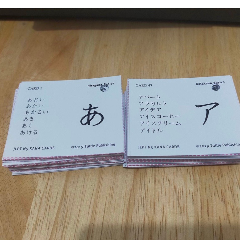 Hiragana and Katakana Flashcards (KANA) Shopee Philippines